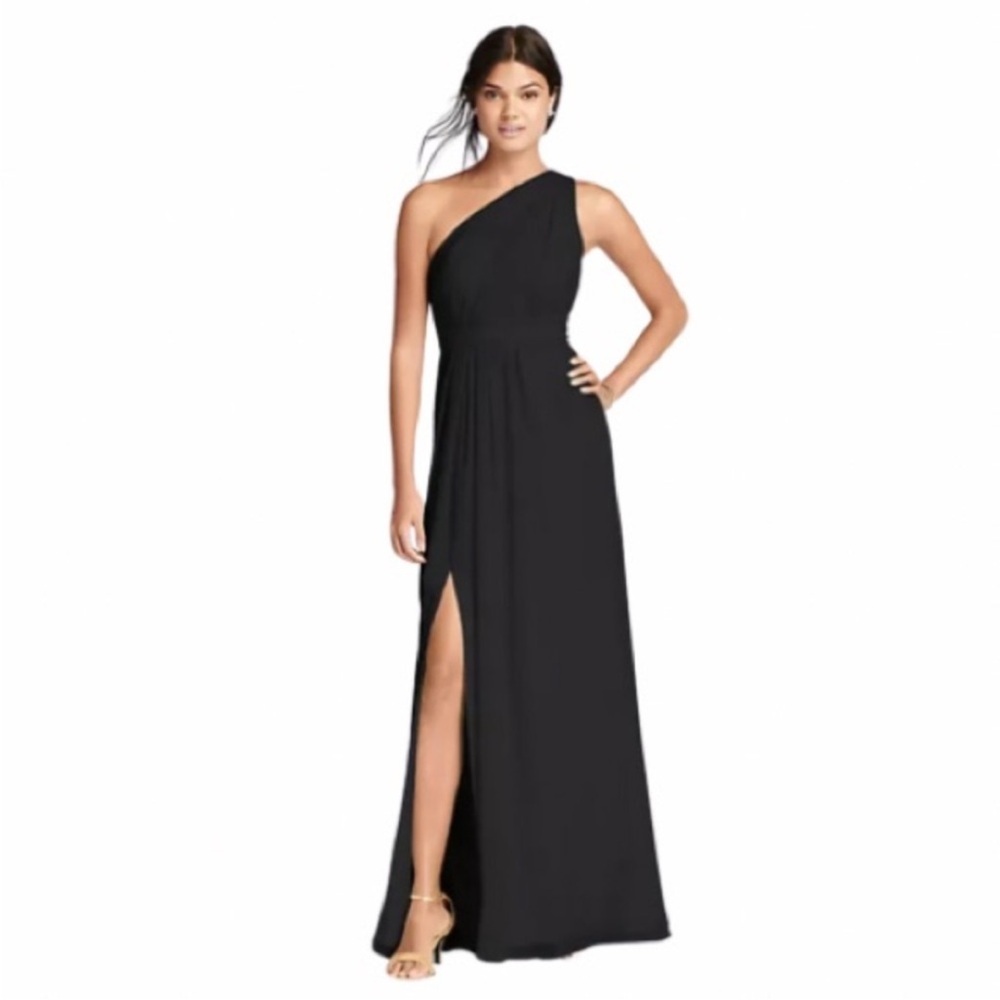 NWT David’s Bridal black dress, size 8 (“short” height length)